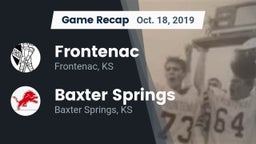 Recap: Frontenac  vs. Baxter Springs   2019