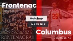 Matchup: Frontenac High vs. Columbus  2019