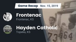 Recap: Frontenac  vs. Hayden Catholic  2019