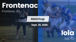 Matchup: Frontenac High vs. Iola  2020