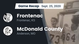 Recap: Frontenac  vs. McDonald County  2020