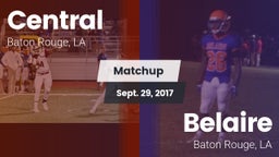 Matchup: Central  vs. Belaire  2017