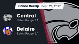 Recap: Central  vs. Belaire  2017