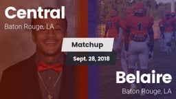 Matchup: Central  vs. Belaire  2018