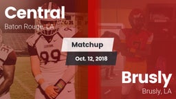 Matchup: Central  vs. Brusly  2018