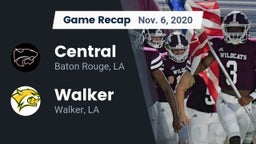 Recap: Central  vs. Walker  2020