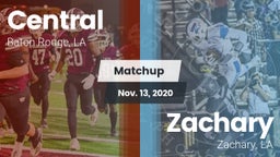 Matchup: Central  vs. Zachary  2020