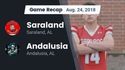 Recap: Saraland  vs. Andalusia  2018