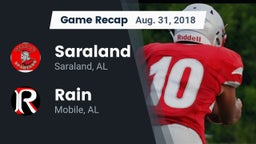 Recap: Saraland  vs. Rain  2018
