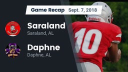 Recap: Saraland  vs. Daphne  2018