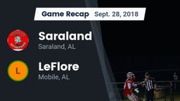 Recap: Saraland  vs. LeFlore  2018