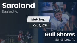 Matchup: Saraland  vs. Gulf Shores  2018