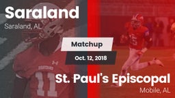 Matchup: Saraland  vs. St. Paul's Episcopal  2018