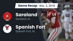 Recap: Saraland  vs. Spanish Fort  2018