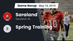 Recap: Saraland  vs. Spring Training 2019