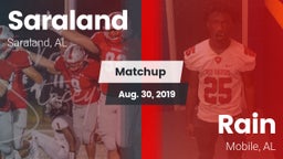 Matchup: Saraland  vs. Rain  2019