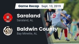 Recap: Saraland  vs. Baldwin County  2019