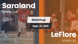 Matchup: Saraland  vs. LeFlore  2019