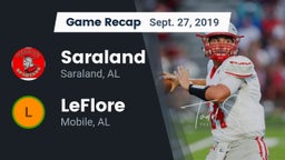 Recap: Saraland  vs. LeFlore  2019