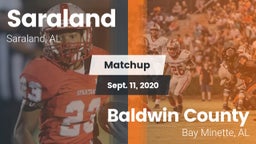 Matchup: Saraland  vs. Baldwin County  2020