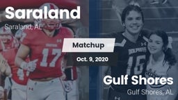 Matchup: Saraland  vs. Gulf Shores  2020