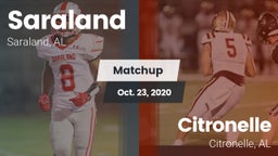 Matchup: Saraland  vs. Citronelle  2020