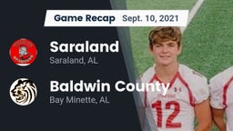 Recap: Saraland  vs. Baldwin County  2021