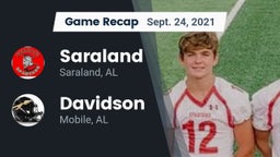 Recap: Saraland  vs. Davidson  2021