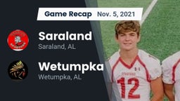 Recap: Saraland  vs. Wetumpka  2021