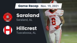 Recap: Saraland  vs. Hillcrest  2021