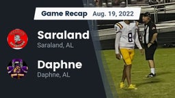 Recap: Saraland  vs. Daphne  2022