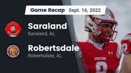 Recap: Saraland  vs. Robertsdale  2022