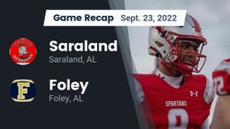 Recap: Saraland  vs. Foley  2022