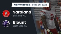 Recap: Saraland  vs. Blount  2022