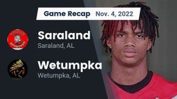 Recap: Saraland  vs. Wetumpka  2022
