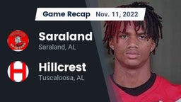 Recap: Saraland  vs. Hillcrest  2022