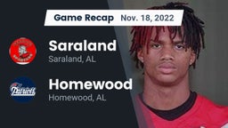 Recap: Saraland  vs. Homewood  2022