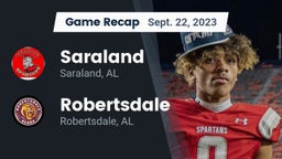 Recap: Saraland  vs. Robertsdale  2023