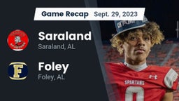 Recap: Saraland  vs. Foley  2023