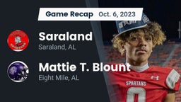 Recap: Saraland  vs. Mattie T. Blount  2023