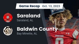 Recap: Saraland  vs. Baldwin County  2023