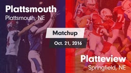 Matchup: Plattsmouth High vs. Platteview  2016