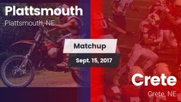 Matchup: Plattsmouth High vs. Crete  2017