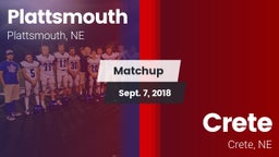 Matchup: Plattsmouth High vs. Crete  2018