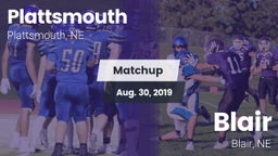 Matchup: Plattsmouth High vs. Blair  2019