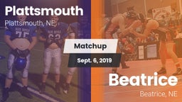 Matchup: Plattsmouth High vs. Beatrice  2019