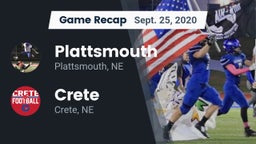 Recap: Plattsmouth  vs. Crete  2020