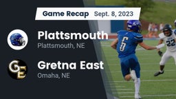 Recap: Plattsmouth  vs. Gretna East  2023