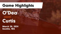 O'Dea  vs Curtis  Game Highlights - March 28, 2024