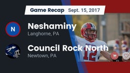 Recap: Neshaminy  vs. Council Rock North  2017